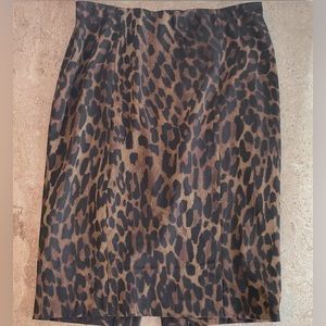 Lane Bryant Leopard Print Pencil Skirt